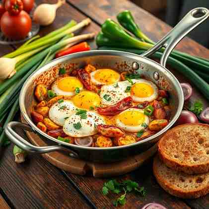 Caribbean Saltfish Skillet - GF, High-Protein Breakfast